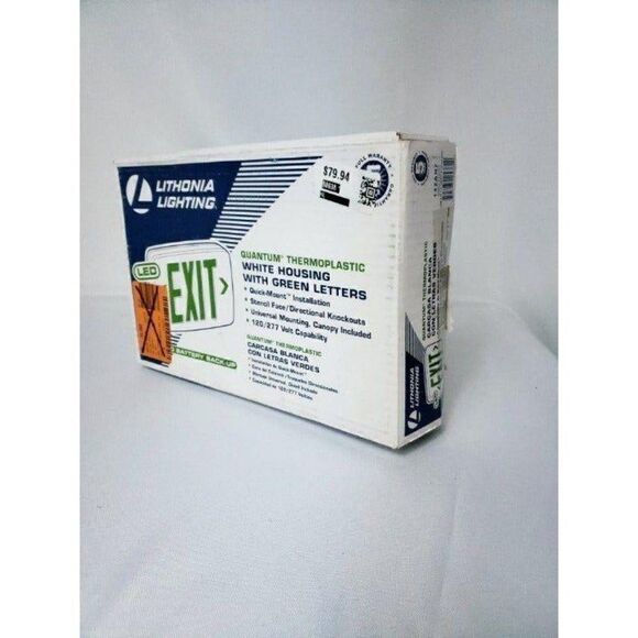 Lithonia Lighting Contemporary Exit Sign - Picture 3 of 7